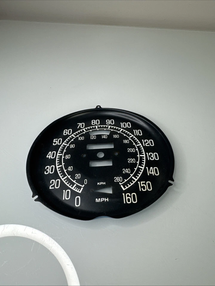 Placa frontal velocímetro Chevrolet Corvette 1972 1973 AC Delco 6496851 Foto 2 de 4