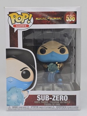 Funko Pop Games Mortal Kombat Sub-Zero #536 Vinyl Figure w/Protector