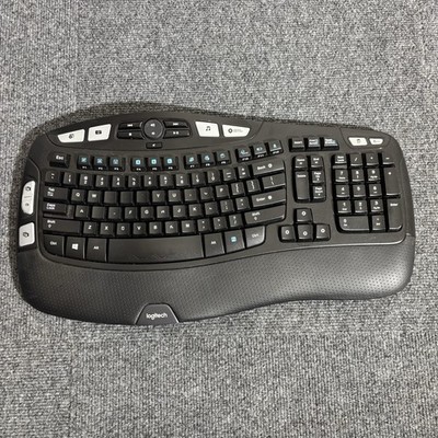 Logitech Keyboard K350 Comfort Wave Wireless Ergonomic Comfortable *No Dongle