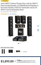 jamo studio series 7.1 home theater speaker system
