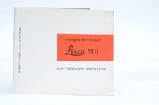Leitz-Leica M3 Instruction Manual German
