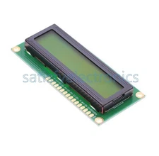 10PCS 1602 16x2 Character LCD Display Module HD44780 Controller Yellow