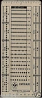 Uni-safe "Perfecta-Guage" Metal Perforation Perf Gauge - NEW! $4.99