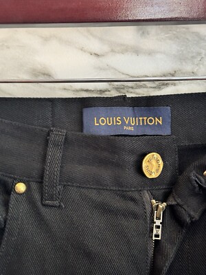 Louis Vuitton Monogram Workwear Carpenter Double Knee Pants Black