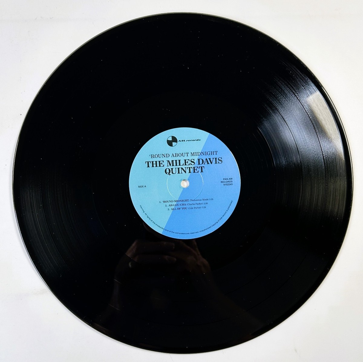Miles Davis Quintet Round About Midnight Vinyl LP 2015 (Pan