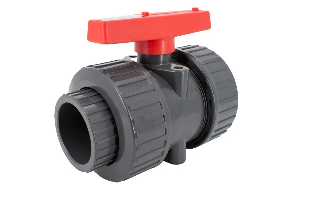 PVC (Polyvinyl Chloride) Housing 1 1/2 in Diameter Ball Valves