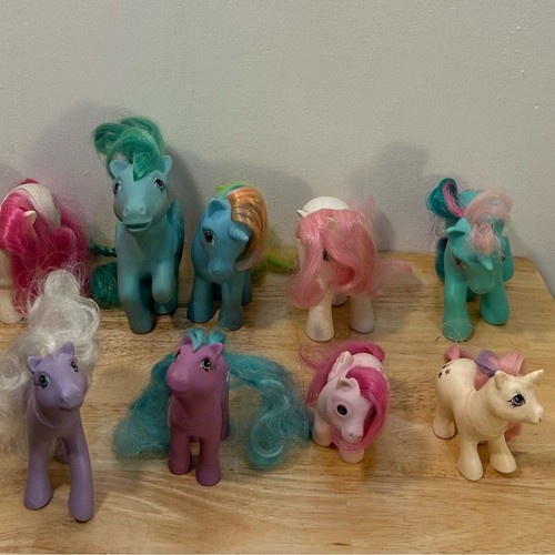Lot of 9 My Little Pony G1 and G2 1980's - Picture 2 of 14