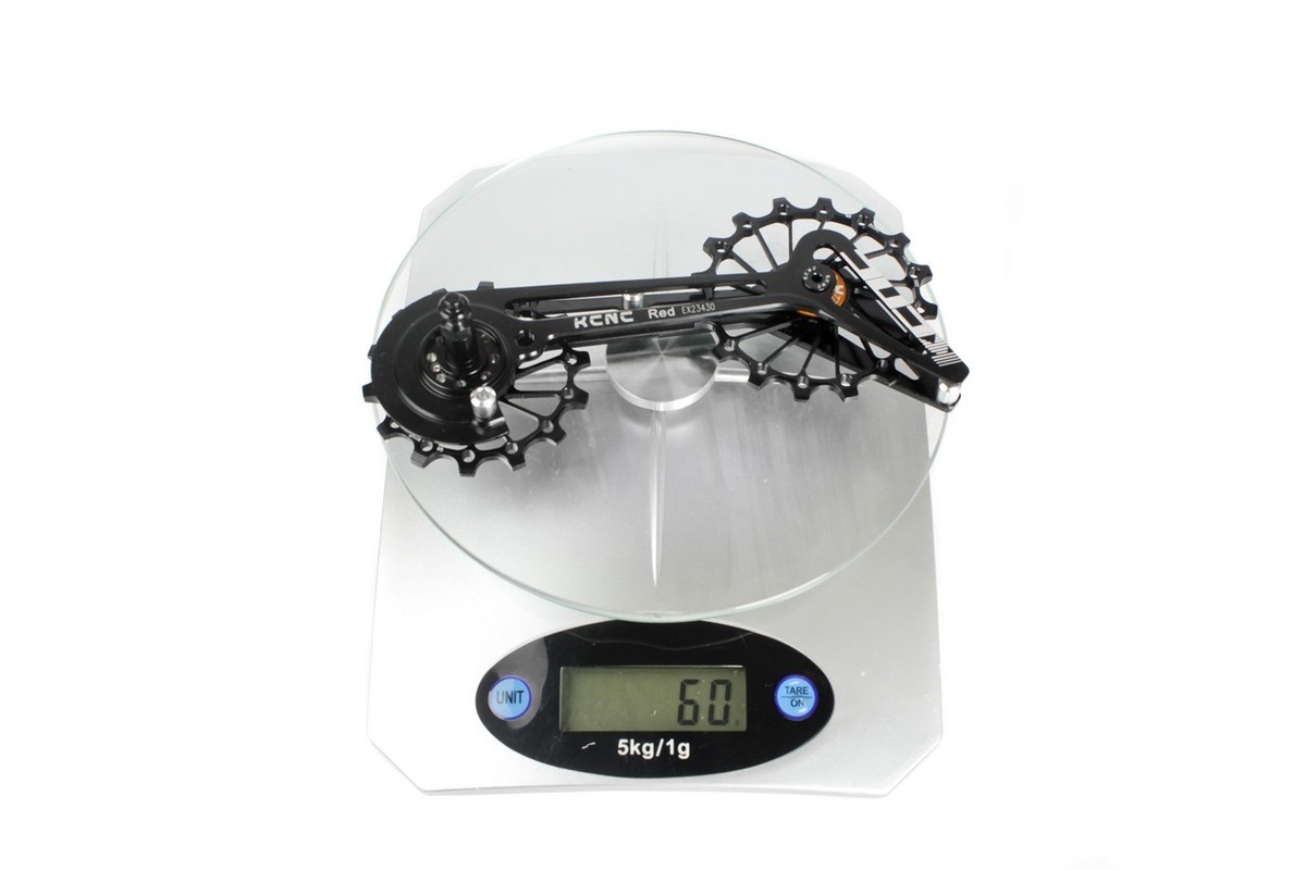 Pulegge Mtb Gabbia Puleggia Oversize KCNC Per Deragliatore Posteriore SRAM Road - Rosso/Force/Rival, Nero Gabbia Cambio SRAM