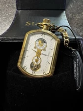 Stauer Men’s Moon Phase Mechanical Pocket Watch(m1)