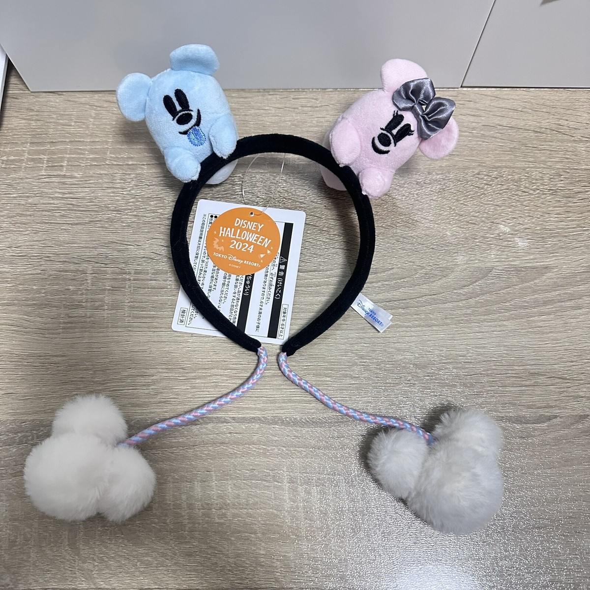 Tokyo Disney Resort Mickey Ghost Plush Headband Ears  display picture 1