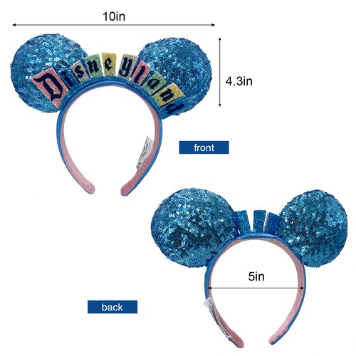Disney-Park Hot Headband Minnie Mouse Ears Adult Kids Women Girls Hairband - Picture 27 of 188