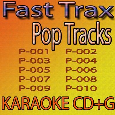 Karaoke CD+g Pop Fast Trax 10 Disc set Top Songs From P-001 To P-010 New