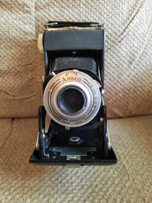 Appareil Photo Ancien Agfa Ansco Readyset Traveler 1926 – Style Art Déco – Objet De Collection Rare