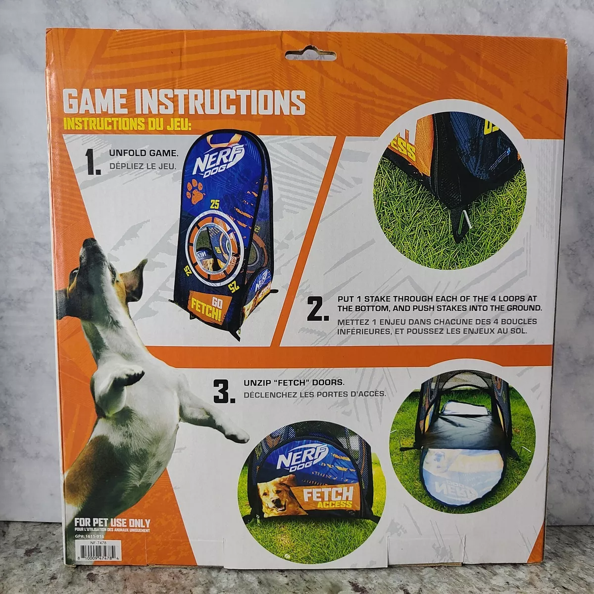 Nerf Dog Target Game Interactive Skill