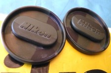 NIKON GENUINE 30.5mm rubber binocular rear lens cap set. NEW