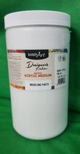 HANDY ART DESIGNER'S PALETTE ACRYLIC MEDIUM MODELING PASTE 1 QT