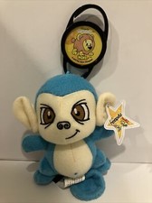 Neopets Blue Mynci Plush Stuffed Animal McDonalds Promo Toy 2005 4"