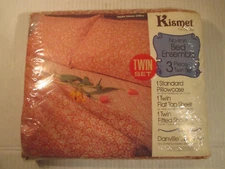 NEW Vintage KISMET BY DANVILLE 3-Piece Twin Sheet Set made  USA.