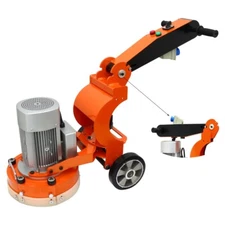 Concrete Floor Grinder Polisher Machine 11" Width Floor Edge Trimmer 3 Head 220V