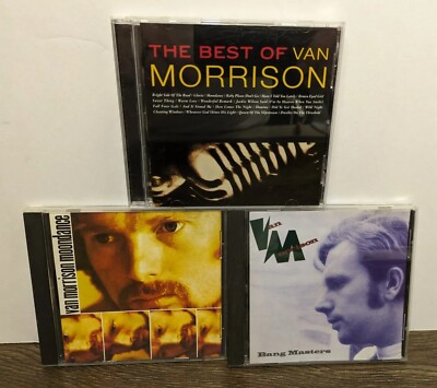 Lot of 3 Van Morrison CDs - Moondance, Bang Masters, The Best of Van Morrison 