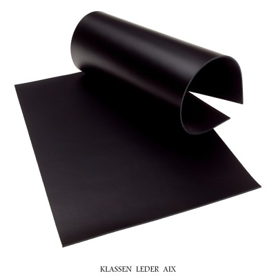 Rindsleder Schwarz 2,2 mm Dick A3 Format Echt Leder Haut Leather 172