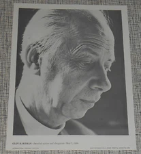 Olov Hartman - Author - 1974 International Portrait Gallery Print