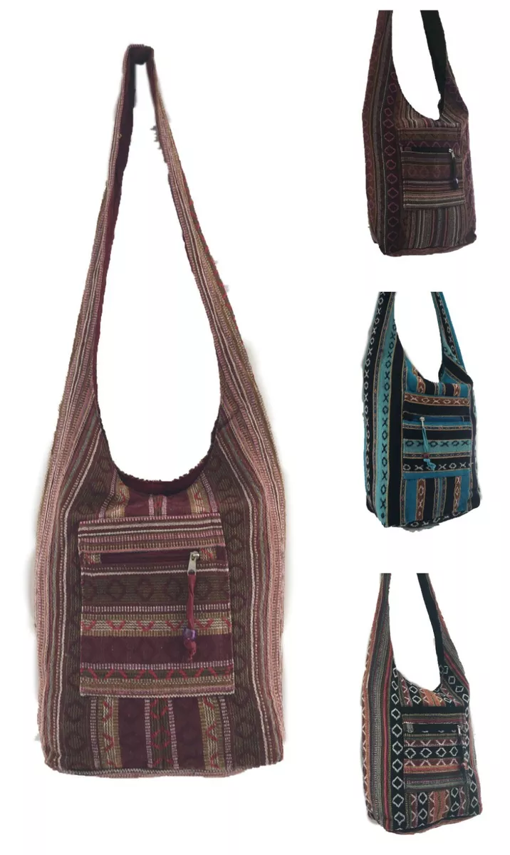 Cotton shoulder top sling bag