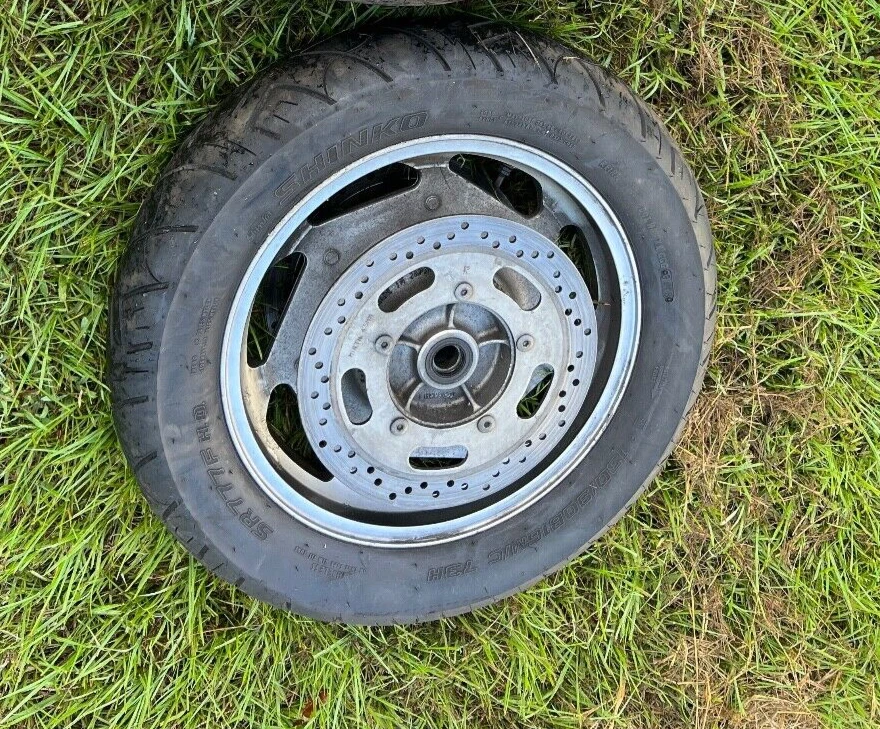 Llanta delantera Kawasaki Vulcan 1600 neumático disco de freno rotor 2008 Foto 2 de 4