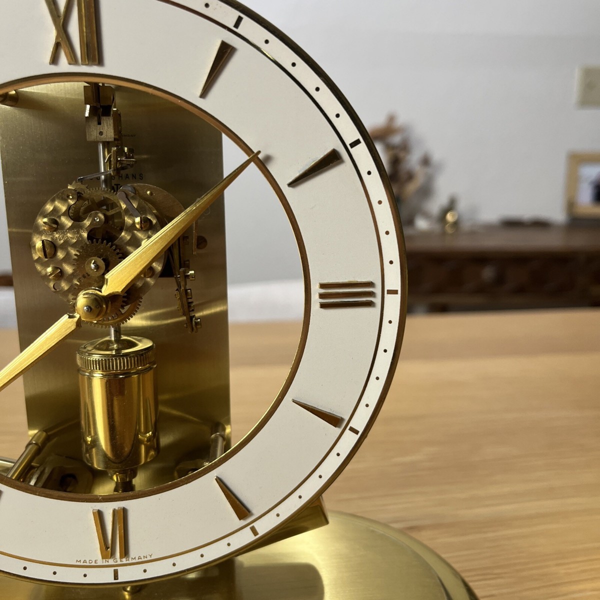 Junghans ATO Electromagnetic Clock with Glass Dome - Not Running