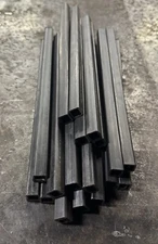 12 pk 1/2" square tube STEEL stock 10" long Blacksmith Anvil square bar drops