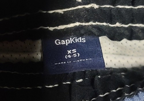 GAP Swim Trunks Board Shorts Dark Blue Navy Sharks Boys Youth Size XS (4-5) - Picture 2 of 3