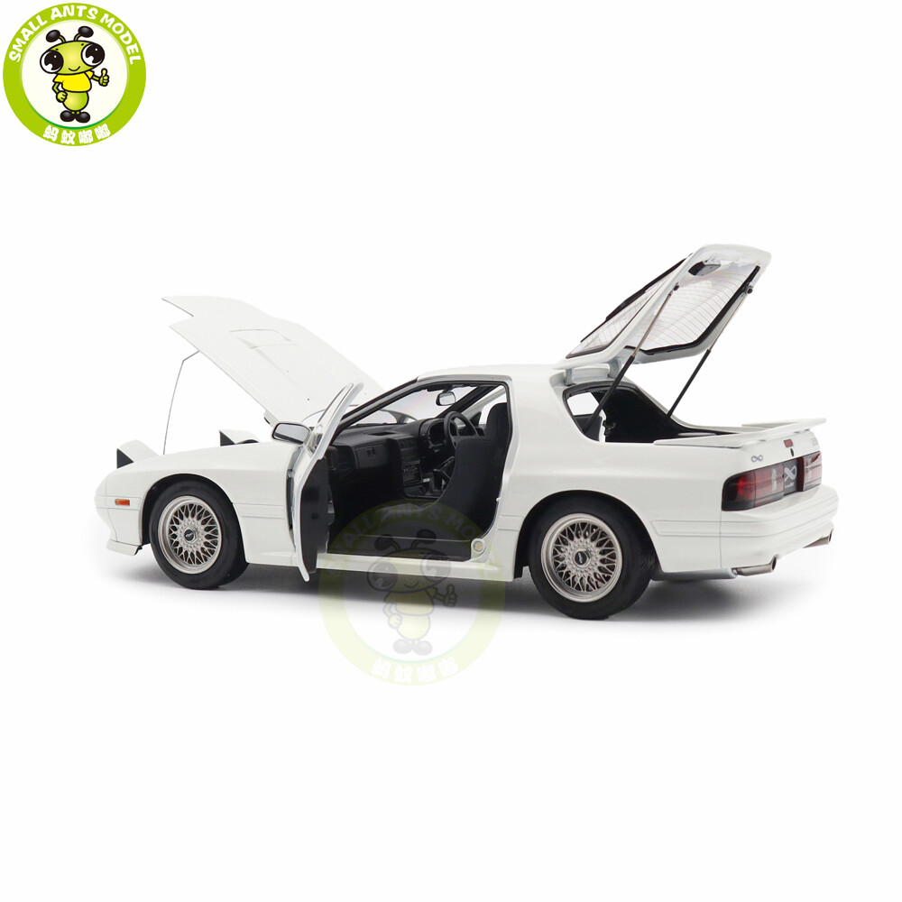 1/18 Mazda Savanna RX-7 RX 7 FC3S Whelart White Diecast Model Toy