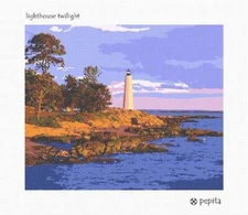 Lighthouse Twilight Needlepoint Kit or Canvas