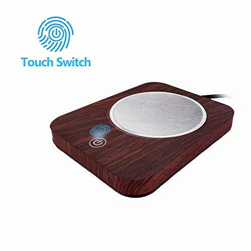 Imitation Wood Grain Coffee Cup Mug Warmer For Desk 3 5