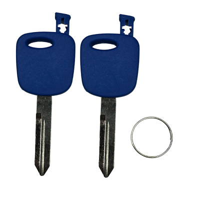 2x New Blue Key SHELL No Chip For Ford Lincoln Mercury Vehicles H72 | eBay