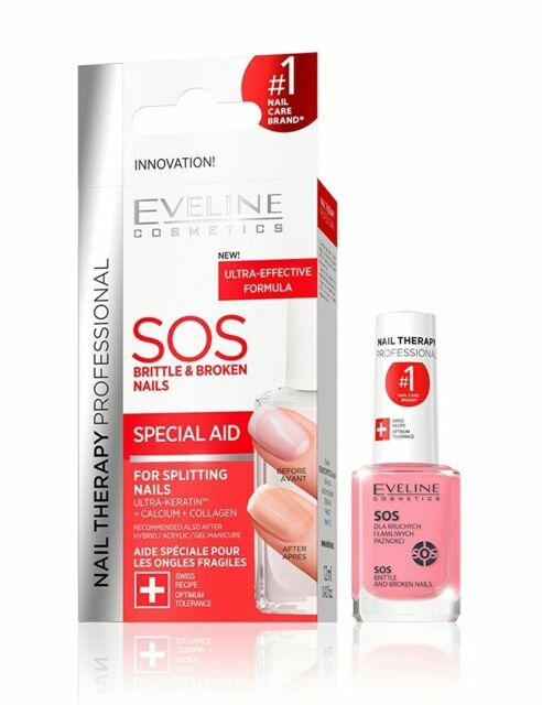 Eveline Nail Therapy SOS Brittle & Broken Nails Multivitamin Conditioner 12ml