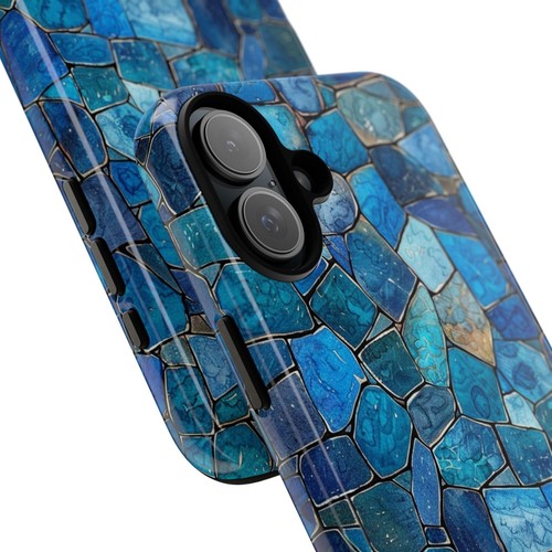 Blue Tortoise Glass Mosaic - Phone Cover Case for iPhone, Galaxy, Pixel - 第 31/281 張圖片
