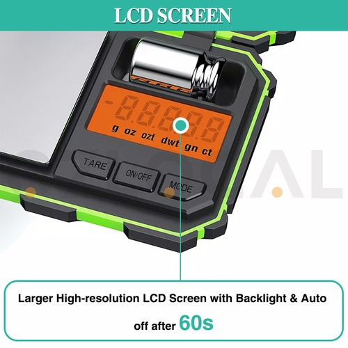Mini Pocket Scales Small Digital Pans Gold Jewellery Weighing Micro Precision - Picture 4 of 12