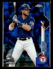 2020 Topps Chrome Sapphire Edition #645 Jeff Mathis Card Texas Rangers