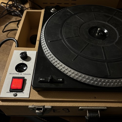 Très Rare Platine Vinyle Barthe Amphi 10 ( No Rotofluid Denon Marantz Thorens) - Imagen 2 de 14