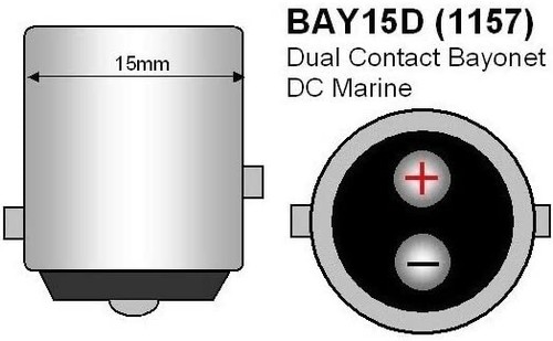 MR-Style 10 x (Stück) BAY15D P21W/5W 24V 21 Watt 5 Watt Bremslicht Rücklicht - Bild 3 von 3