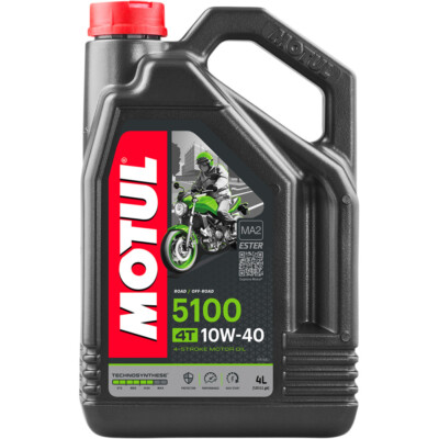 Motul 5100 4T Semi-Synthetic 4-Stroke Motor Oil | 10W-40 | 1 Gallon | 104068