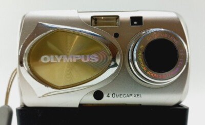 Olympus Mju 400 4.0MP Compact Digital Camera Tested Silver | eBay