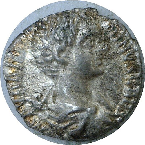 198-217 AD Roman Empire Caracalla Sacrificial Instruments Silver Denarius - Picture 2 of 3