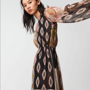 zara paisley maxi dress