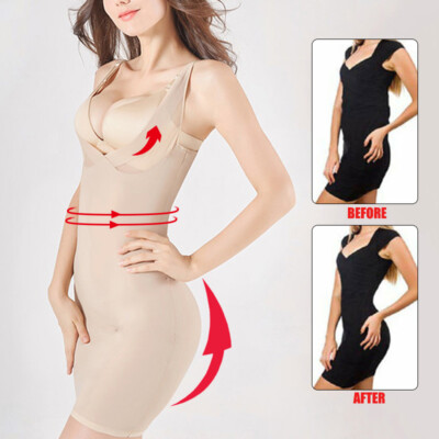 slimming corset for under dress Women Full Body Shaper Dress Slimming Underwear Tummy Control Shapewear  Corset
