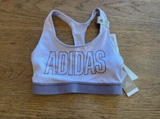 Adidas Purple Logo XSmall Don't Rest Sports Bra Racerback Pullover NWT