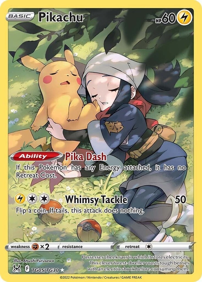Pikachu TG05/TG30 Swsh11: Lost Origin Trainer Gallery - 1 of 1
