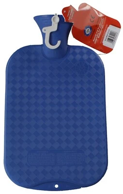 fashy Wärmflasche Halblamelle blau 6440 54 2,0 Liter