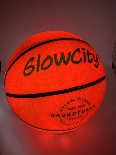 2x Glow City Led Light Up Basketball Size 29.5 Indoor/Outdoor Nighttime Sports - Picture 4 of 10